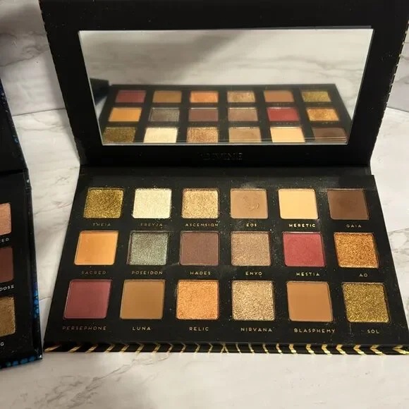 Bad habit pretty poison, Aphrodite and divine beauty eyeshadow palette bundle